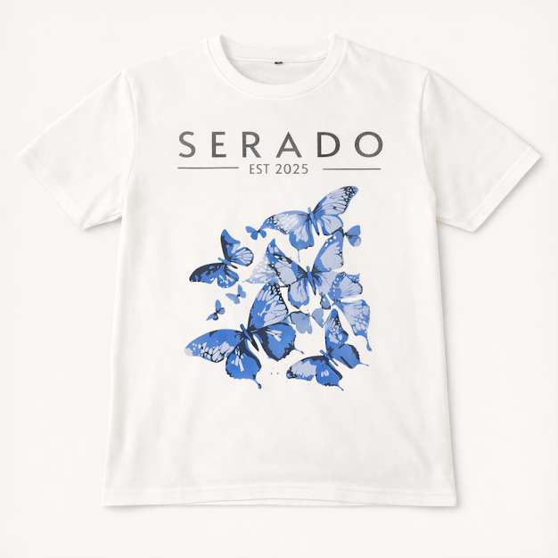 The Papiliones Tee- White
