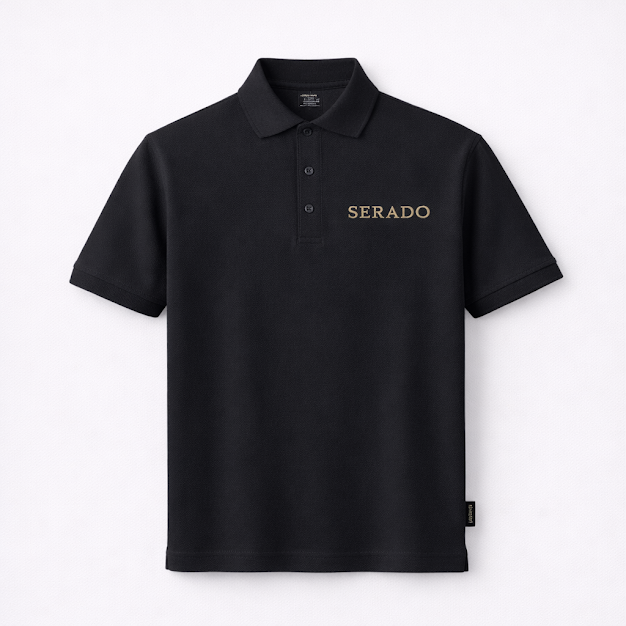 Serado Signature Polo - Black
