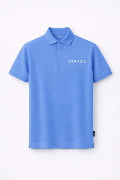 Serado Signature Polo - Sky blue